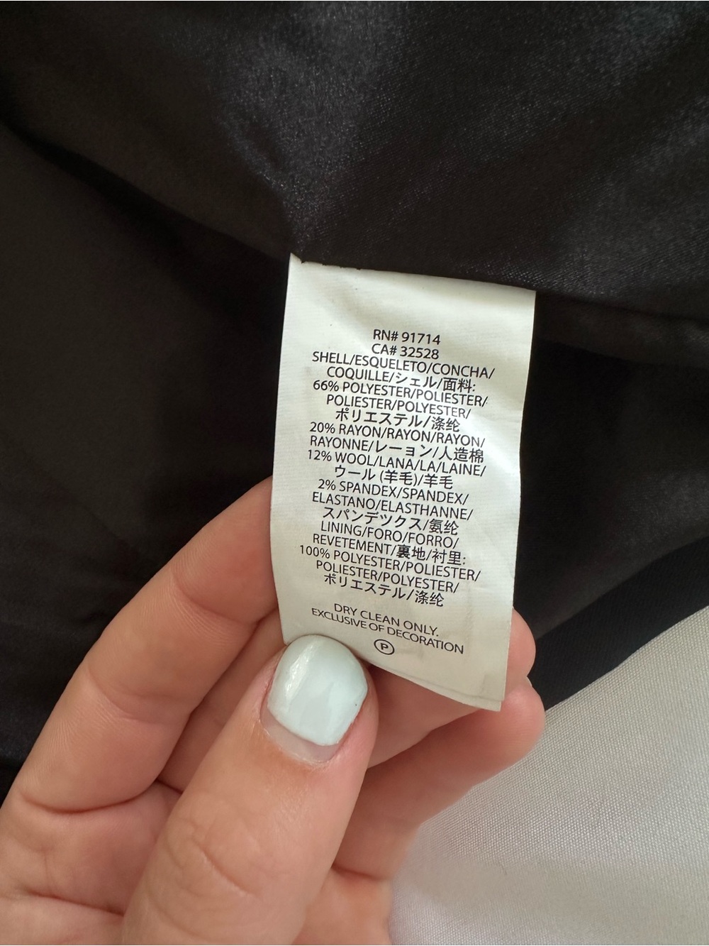 A/X Armani Exchange Black Cropped Blazer New With Tags - Picture 5 of 6